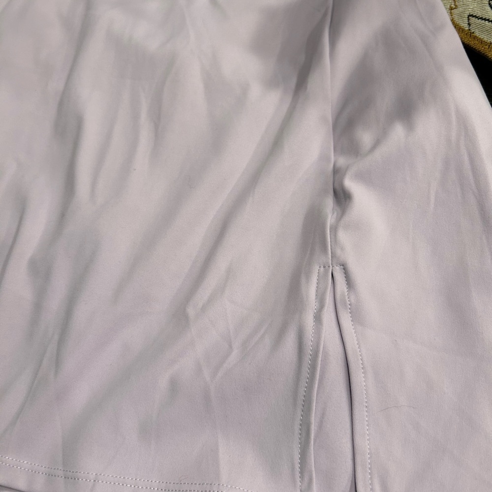 QINSEN Womens Square Neck Tennis Dress Short Sleeve Built in Shorts - Picture 6 of 7